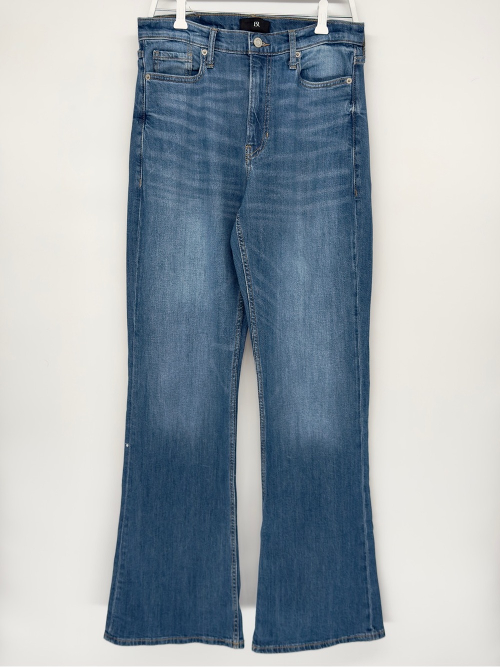 Banana Republic Relaxed Flare Jeans 29 Long High Rise Medium Wash Long Inseam